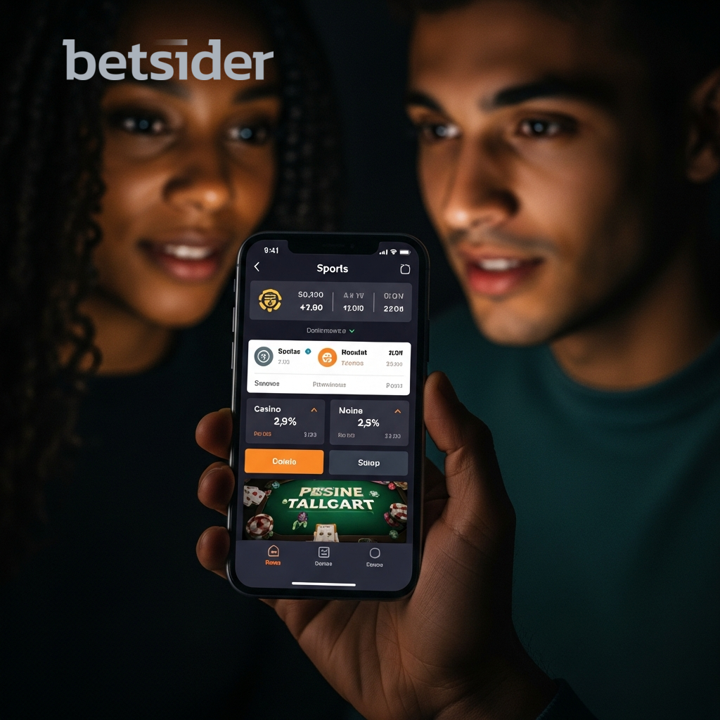 Sportwetten-Interface auf einem Smartphone